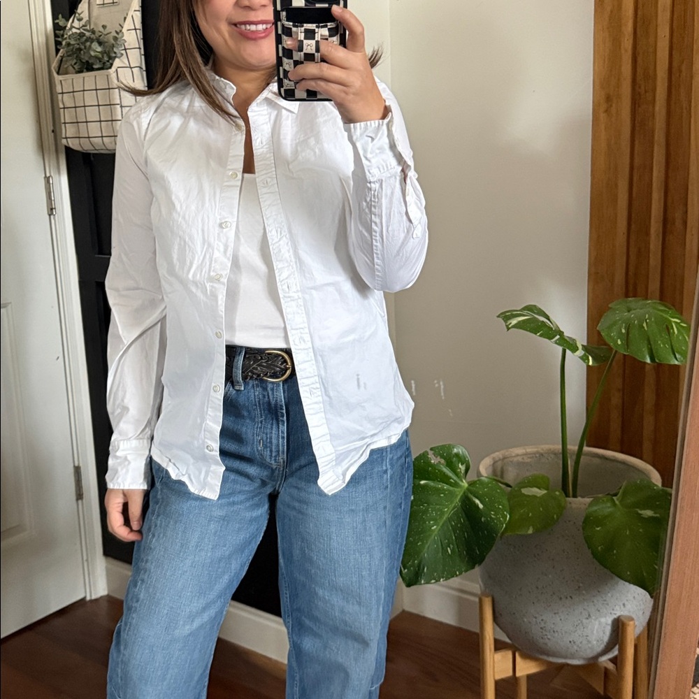 J Crew Buttoned Front Basic Shirt. Size M - image 1